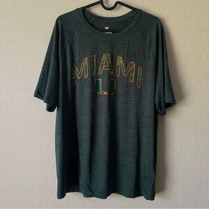 Fanatics | Men's University of Miami UM Lightweight T-Shirt Size Large